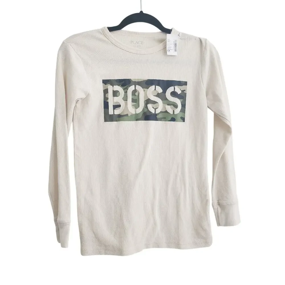 10/12 New The Children's Place waffle top